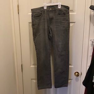 Lucky Brand Mens Slim Fit Gray Jeans 36x32